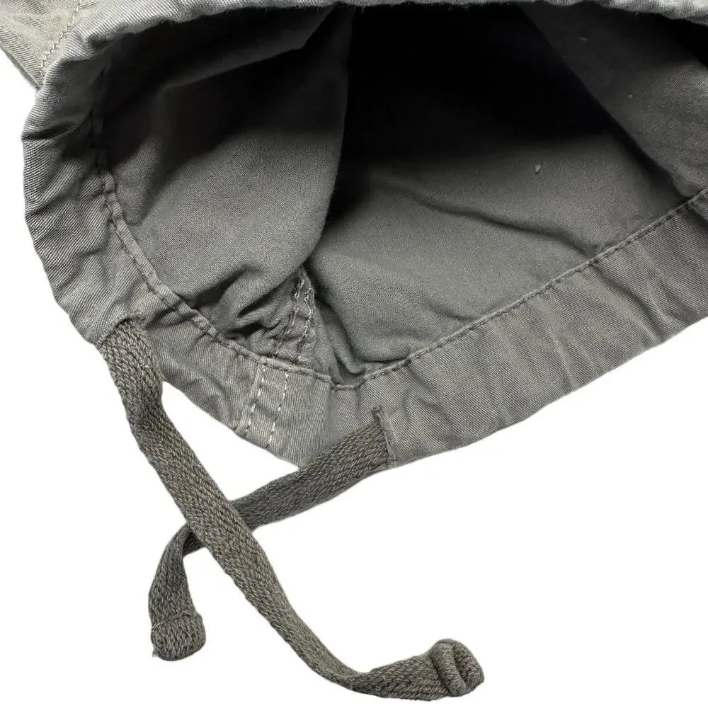 Belted Grey Cargo Shorts (36)